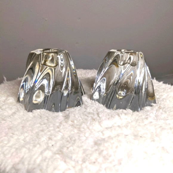 Baccarat Other - VTG Rare Baccarat Orsete Pattern Taper Candle Holders